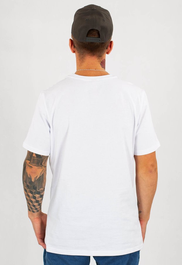 T-shirt Stoprocent Regular Smalltag biały
