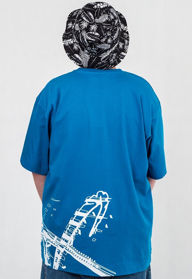 T-shirt Stoprocent Seultag niebieski