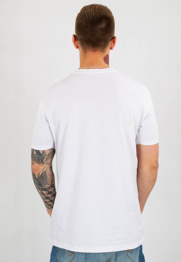 T-shirt Stoprocent Slim BaseCube biały