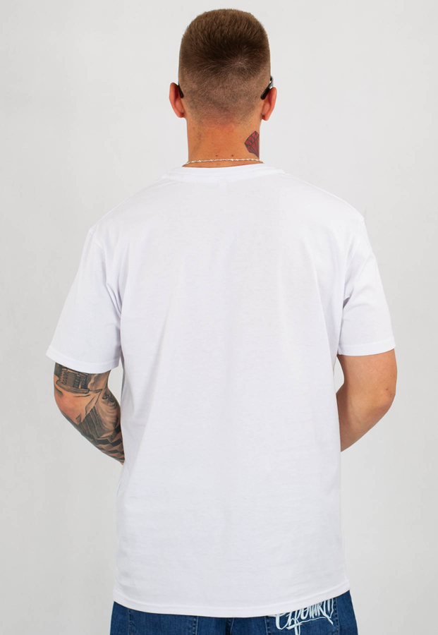 T-shirt Stoprocent Slim Chromic biały