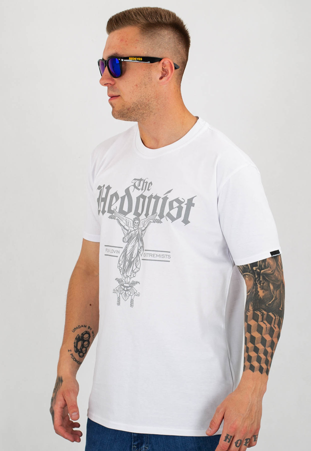T-shirt Stoprocent Slim Hedon biały