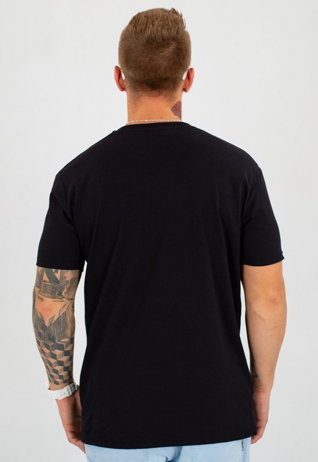 T-shirt Stoprocent Slim Normalny czarny