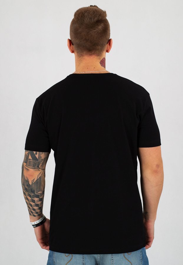 T-shirt Stoprocent Slim TagSplot czarny
