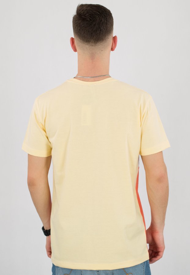 T-shirt Stoprocent Slim Team żółty