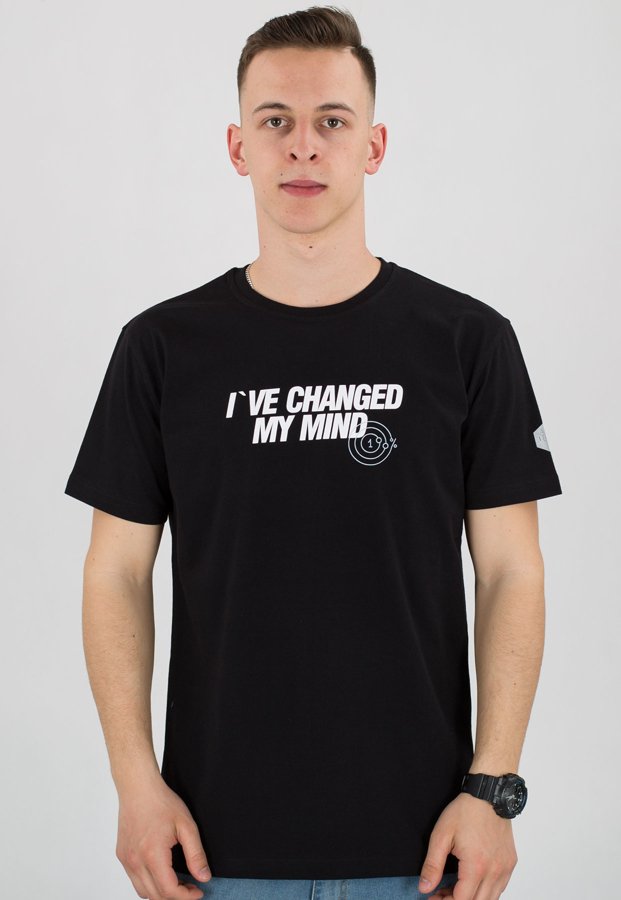 T-shirt Stoprocent Slim Zmiana czarny