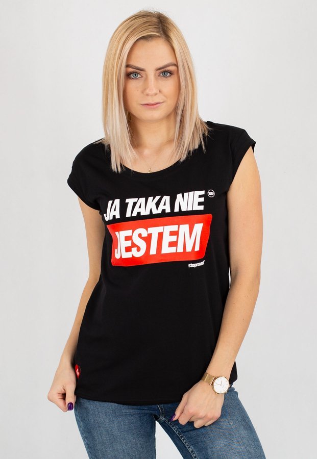 T-shirt Stoprocent Taka czarny