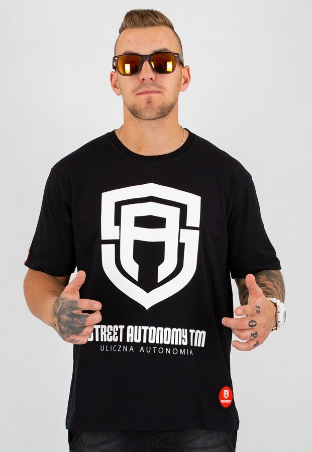 T-shirt Street Autonomy Classic czarno biały