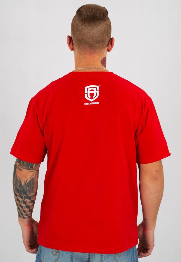 T-shirt Street Autonomy Hypno czerwony