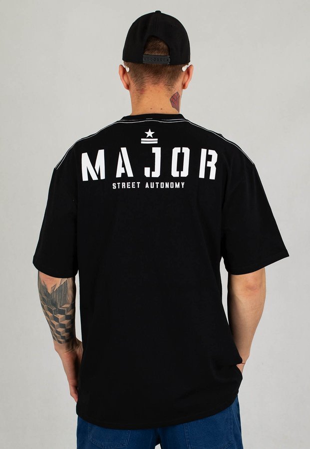 T-shirt Street Autonomy Major SA czarny