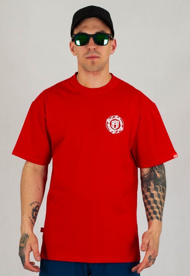 T-shirt Street Autonomy Ring czerwony