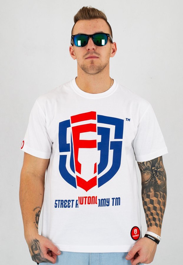 T-shirt Street Autonomy Roach biały