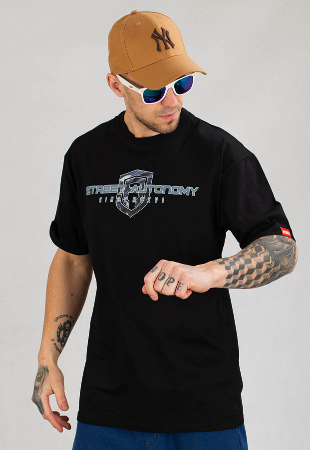 T-shirt Street Autonomy Two Heads 2 czarna