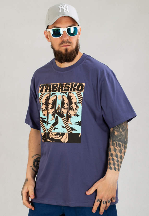 T-shirt Tabasko Acid fioletowy