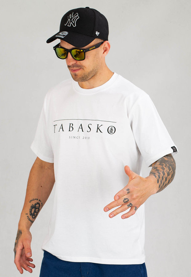 T-shirt Tabasko Line biały