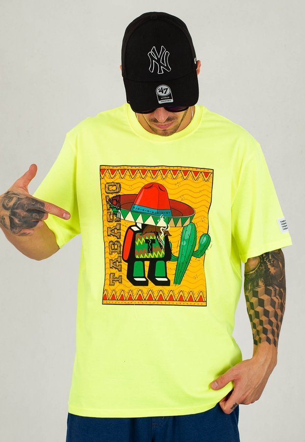 T-shirt Tabasko Mexico neonowy
