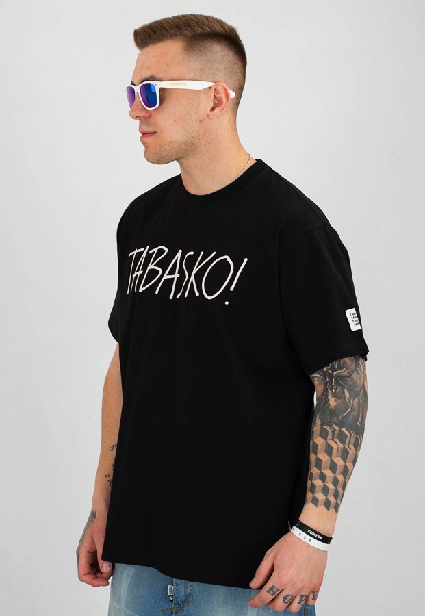 T-shirt Tabasko Tag czarny
