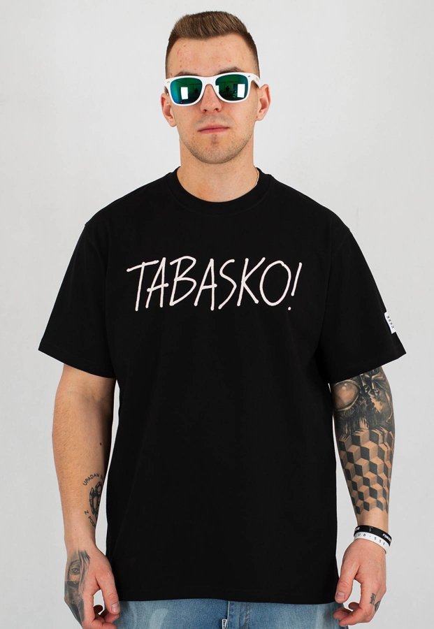 T-shirt Tabasko Tag czarny