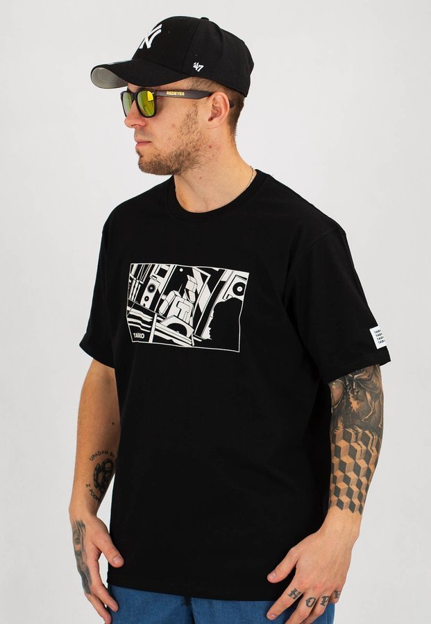 T-shirt Tabasko Vinylshop czarny