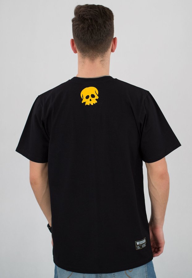 T-shirt WSRH Classic Logo czarno żółty