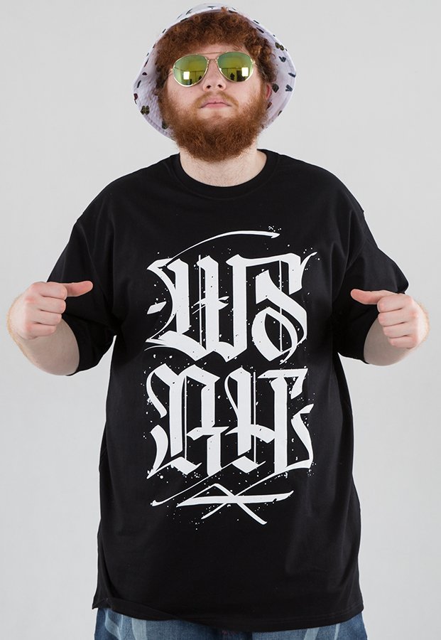 T-shirt WSRH Gothic czarny