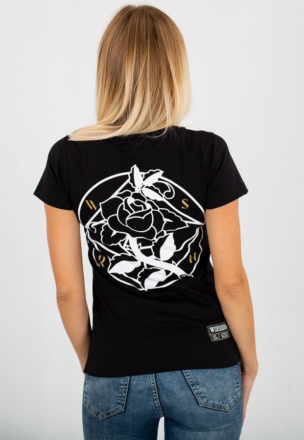 T-shirt WSRH Róża czarny