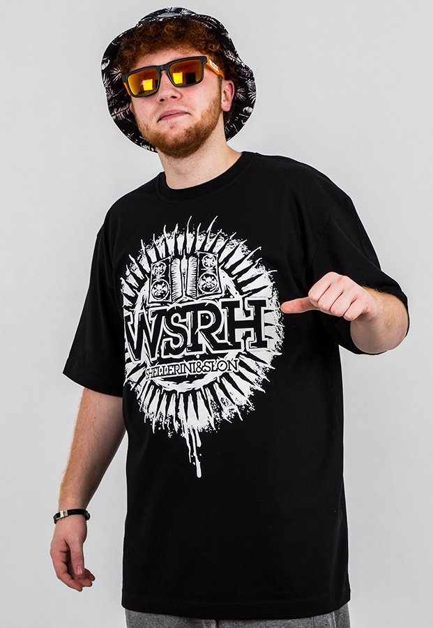 T-shirt WSRH Słońce czarny