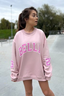 Bluza ATR Wear Oversize Bez Kaptura Bella Extra różowa