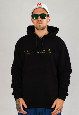 Bluza Illegal Brand czarno złota