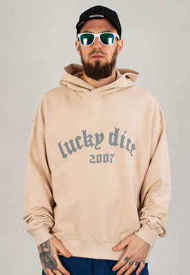 Bluza Lucky Dice Bent Logo beżowa