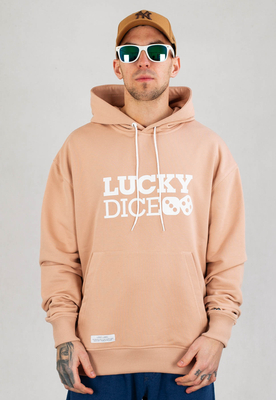 Bluza Lucky Dice Logo beżowa