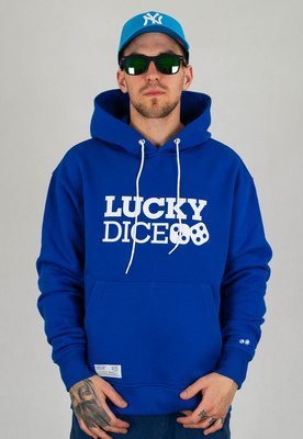 Bluza Lucky Dice Logo niebieska