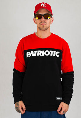 Bluza Patriotic F-Shoulder biało czarno czerwona