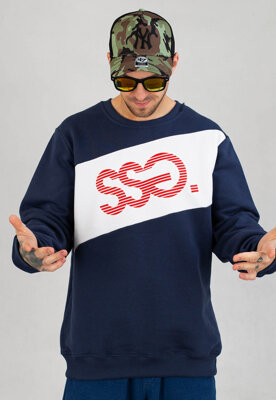 Bluza SSG Striped Logo granatowa