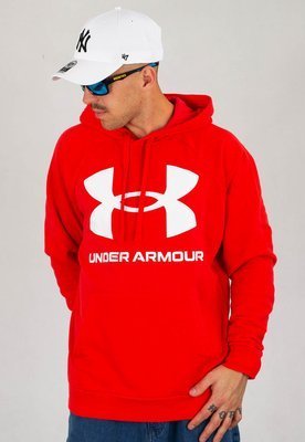 Bluza Under Armour UAR 1357093-608 Rival Fleece Big Logo czerwona