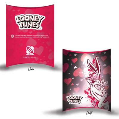 Bokserki Freegun Microfibre Looney Tunes Saint Valentin FG/LOO/1/BM/RED