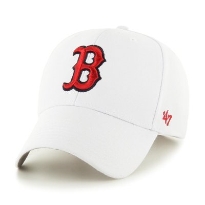 Czapka 47 Brand MLB Boston Red Sox '47 MVP biała B-MVP02WBV-WH
