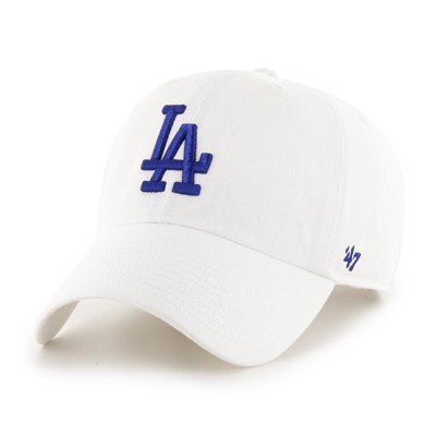 Czapka 47 Brand MLB Los Angeles Dodgers '47 CLEAN UP (B-RGW12GWS-WHE)