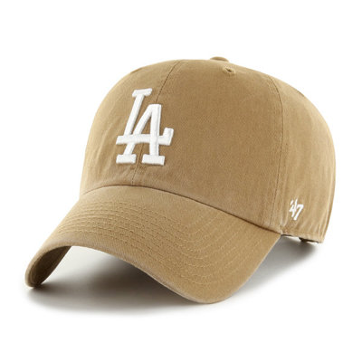 Czapka 47 Brand MLB Los Angeles Dodgers '47 CLEAN UP w/ No Loop Label (B-NLRGW12GWS-QL)