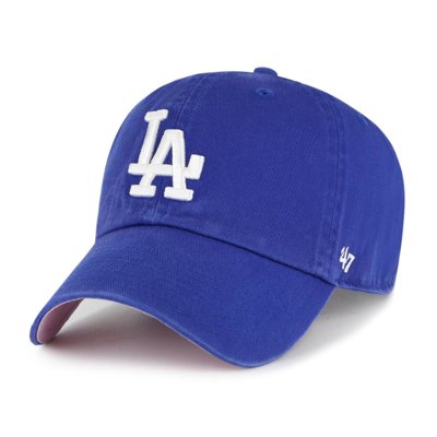 Czapka 47 Brand MLB Los Angeles Dodgers Double Under 47 CLEAN UP BCWS-DBLUN12GWS-RYA88