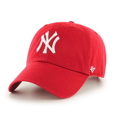 Czapka 47 Brand MLB New York Yankees '47 CLEAN UP (B-RGW17GWS-RD)