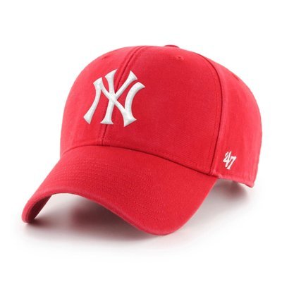 Czapka 47 Brand MLB New York Yankees Legend '47 MVP czerwona B-GWMVP17GWS-RD