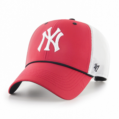 Czapka 47 Brand MLB New York Yankees brrr Mesh Pop ’47 MVP (B-BRPOP17BBP-RD)