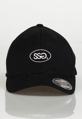 Czapka SSG 6 Panel Oval Basic Logo czarna