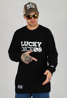 Longsleeve Lucky Dice Logo One czarny