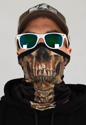 Pół Kominiarka Maska Sublimacyjna Skull