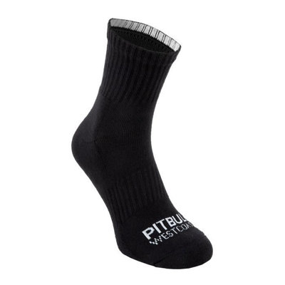 Skiety Pit Bull High Ankle Socks TNT 3pack Grey Charcoal Black