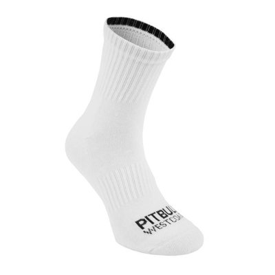 Skiety Pit Bull High Ankle Socks TNT 3pack White Grey Black