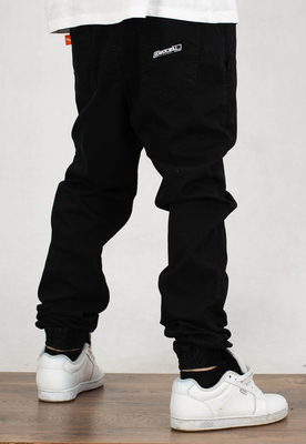 Spodnie 2020Cell Jogger Jeans Draws czarno białe
