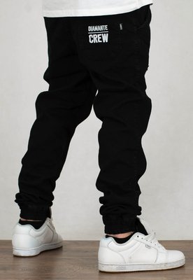 Spodnie Diamante Wear Jogger Unisex Crew V3 czarny jeans