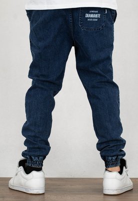 Spodnie Diamante Wear Jogger Unisex RM jeans Marmur niebieski